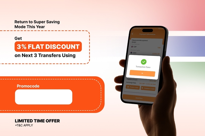 send money to gambia at discount and save your hard earned money